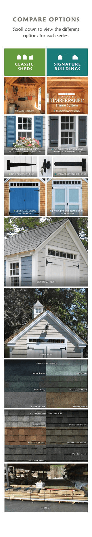 iPhone-5-SE_Comparison_Slider Classic and Signature shed feature comparison